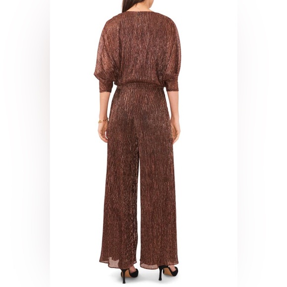 Chaus New York V-Neck Wide Leg Jumpsuit Size XL - Picture 2 of 8